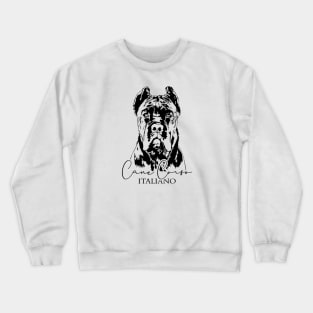 Cane Corso Italiano dog portrait dog mom Crewneck Sweatshirt